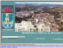 Tablet Screenshot of hemeroteca.betanzos.net